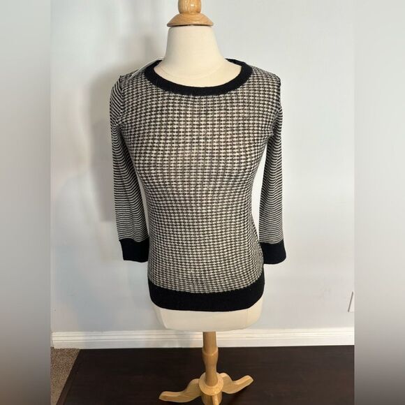 BRAND NEW WITH TAG! Joie Aimee Pattern Diamond Sweater Knit Alpaca Size Medium - Picture 2 of 11